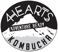 4hearts kombucha logo